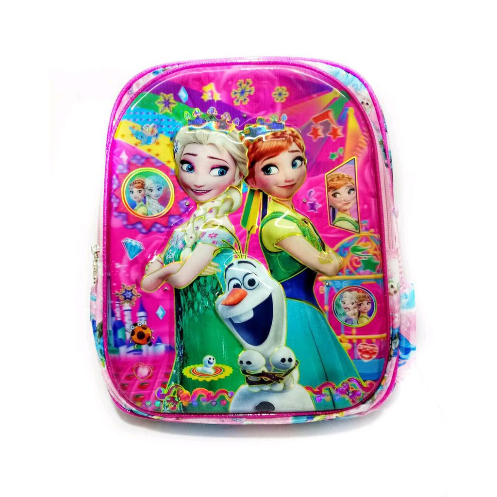 Murah Meriah!! Tas Frozen Tas Lampu Musik Ransel Tas Sekolah Tk Tas Anak Perempuan Tas Karakter