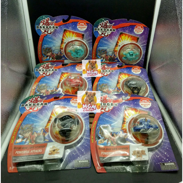 Mainan Bakugan set 6 pc - Bakugan Battle Brawlers Bomb Ball set 6pc