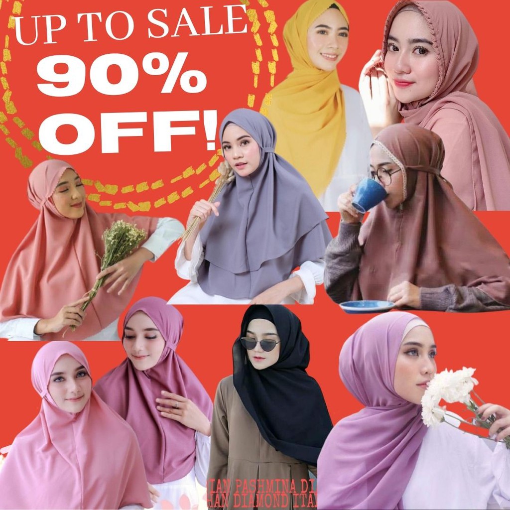 CUCI GUDANG JILBAB UP TO SALE 90%