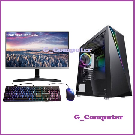 PC Gaming Core I5 10400F Feat GTX 750 4GB Ram 16GB SSD 240GB LED 24Inch