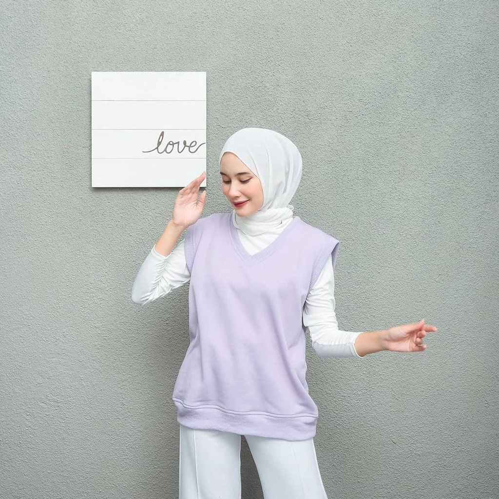 Nara Grosir - Basic Vest l Sweater Terbaru Wanita