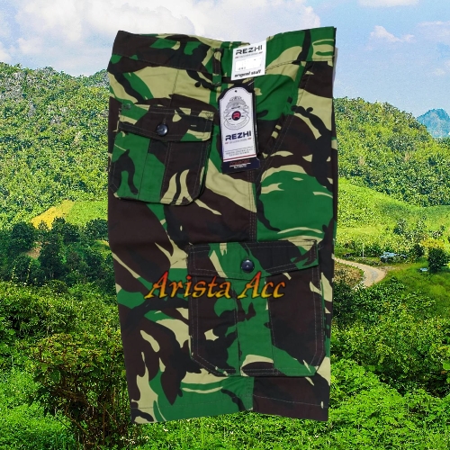 Celana cargo army pendek size 27-33