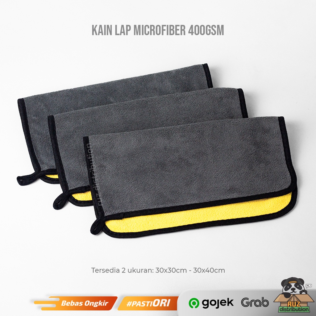 Kain Lap Microfiber Serbaguna - Lap Kuning Mobil Motor