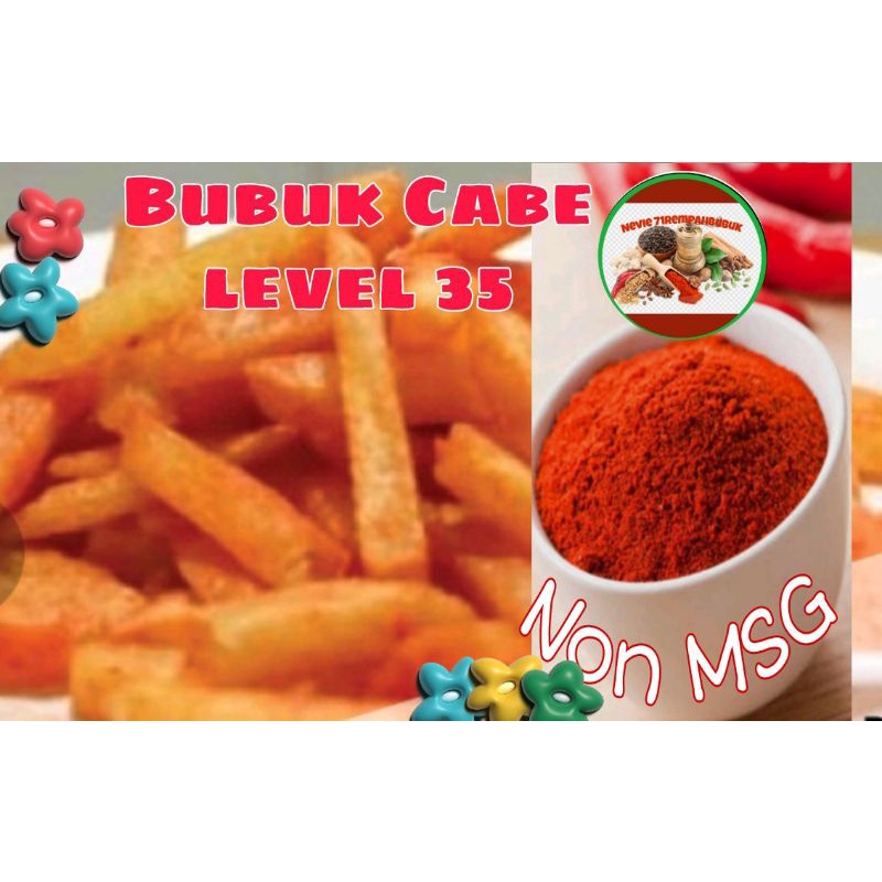 

Cabe bubuk pedas gurih level 35