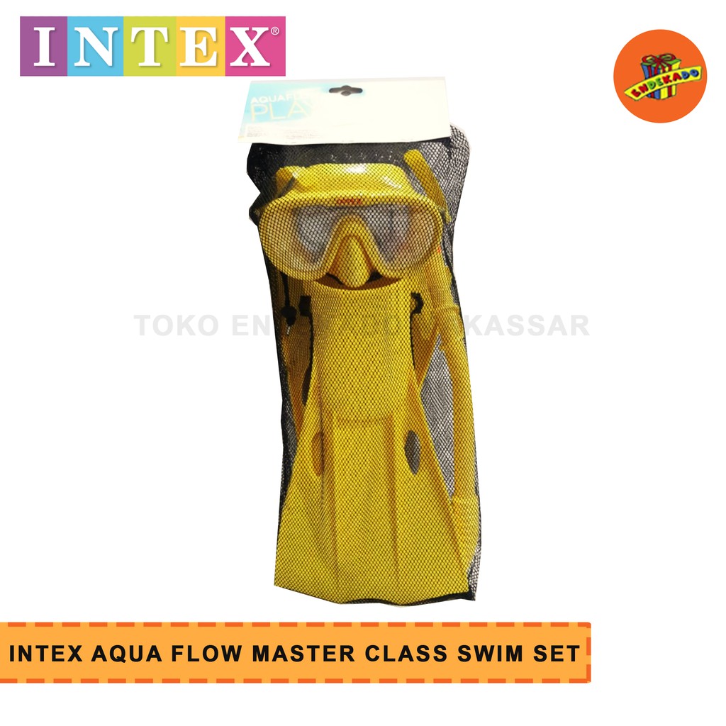 INTEX AQUA FLOW MASTER CLASS SWIM SET - Alat Snorkling Set