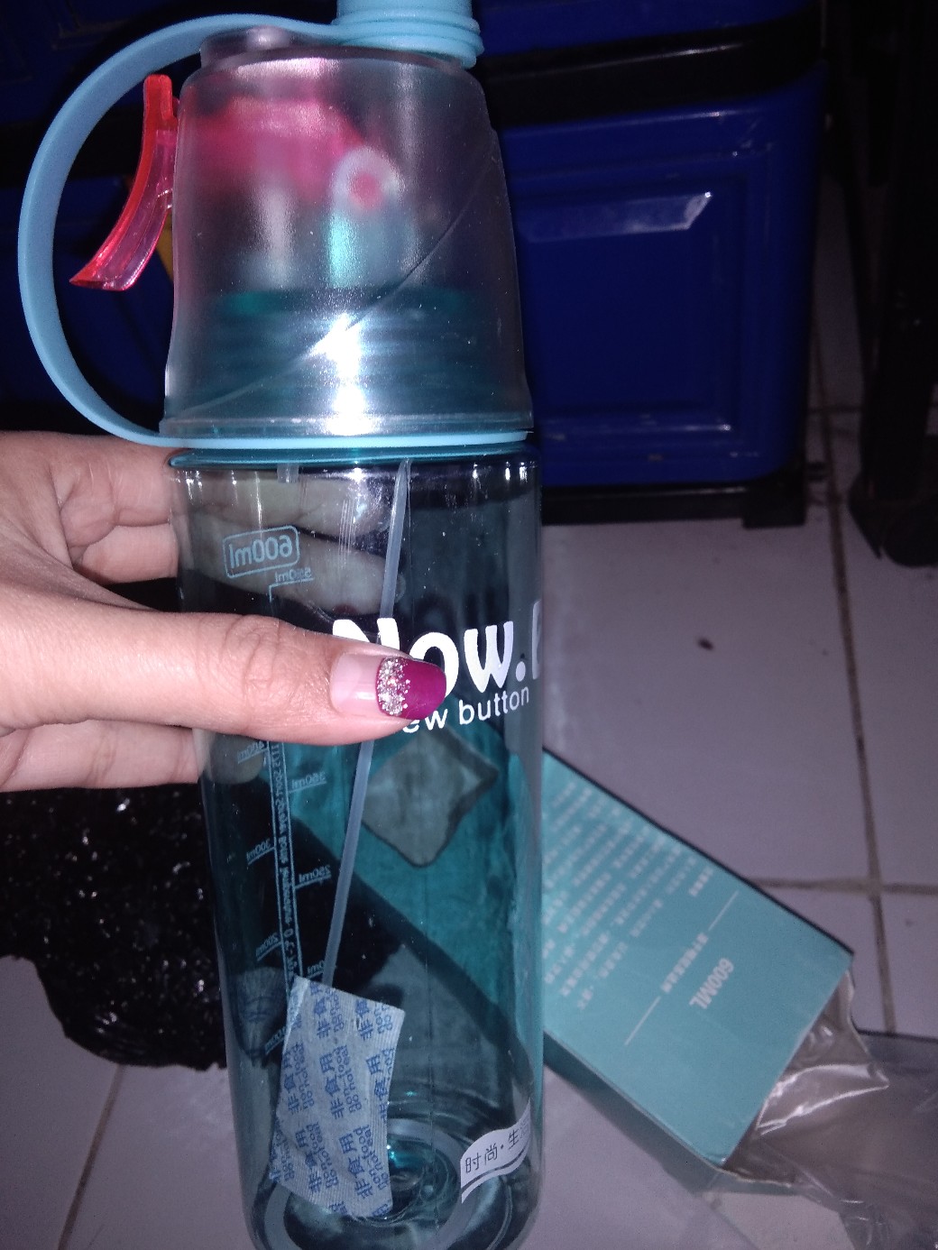 Botol Minum Spray - Bottle Water Drink Sport Sprayer 2in1 Bisa Semprot Kapasitas 600 Ml