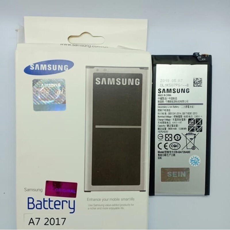 Baterai Original Samsung A7 2017 / A720 Baterai / Batere / Battery