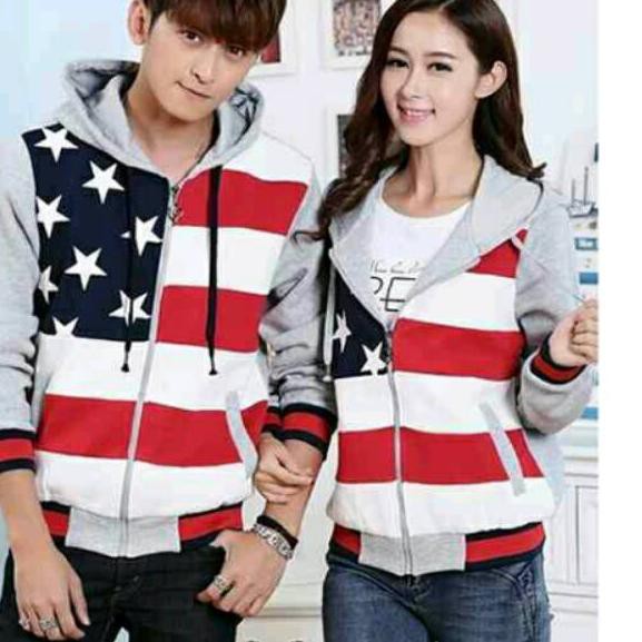 410 Jaket Couple Model Korea Gratis