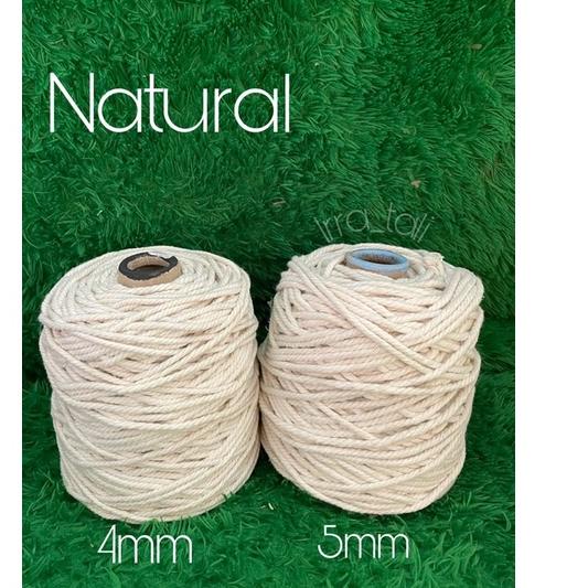 

Baru Tali katun natural Broken white 1kg
