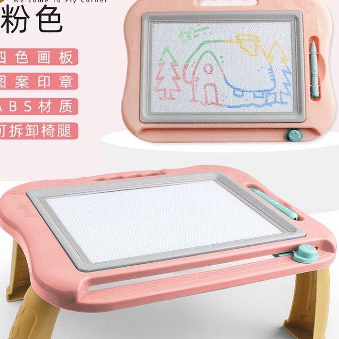 

Meja Tulis Magnetic 4 Warna / Magic Multicolour Magnetic Board / Mainan Anak Meja Tulis ||VFSVQ Ready