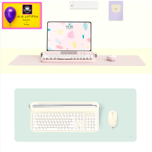 Actto Pastel Milky Long Pad Desk Mouse Pad Official from Korea