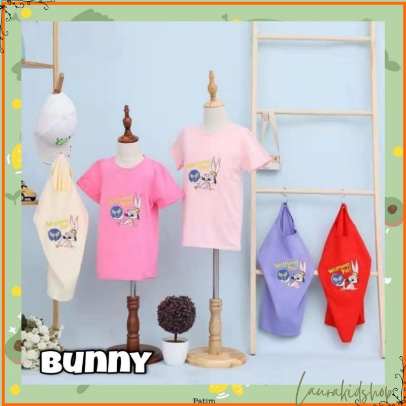 Atasan Kaos Import Anak Perempuan Import Premium 2-5 Tahun