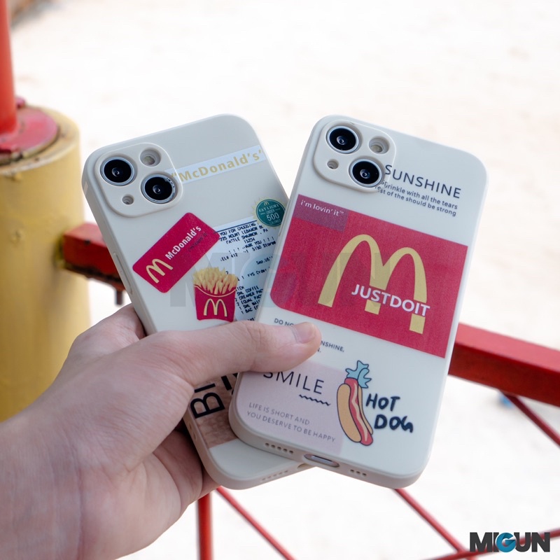 MCDONALD’S Softcase For VIVO Y20 Y12 Y15 Y17 Y12i Y20S Y20i Y12S Y31 Y51 Y91 Y93 Y95 Y91C Y30 Y50 Y11 Y12i