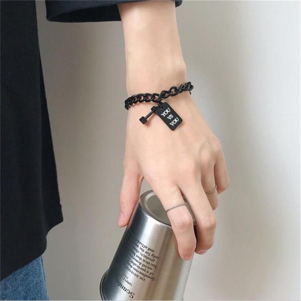 Lily Dumbbell Liontin Gelang Hadiah Untuk Wanita Pria Pesta Statement Pria Fitness Gym Bracelet