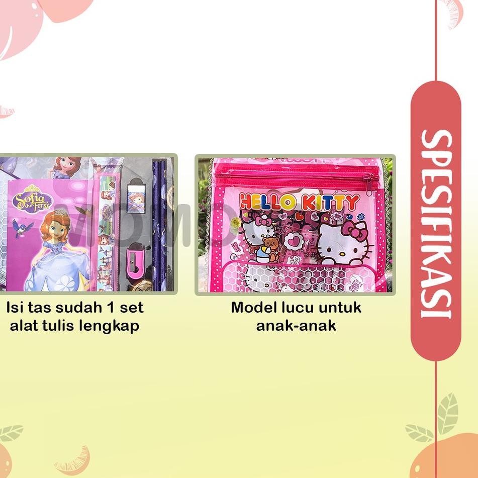 

Grosir Alat Tulis Set Anak Stationary Set Kualitas Import Lucu Free Bag
