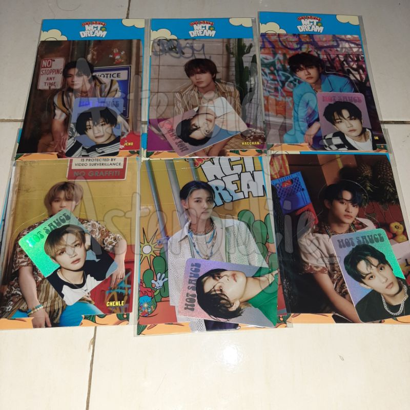 Hologram Standee Photocard Set NCT DREAM HOT SAUCE