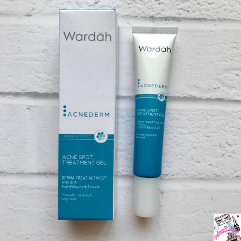 ☃Cutezz_Ching1☃Wardah Acnederm Spot Treatment Gel 15ml