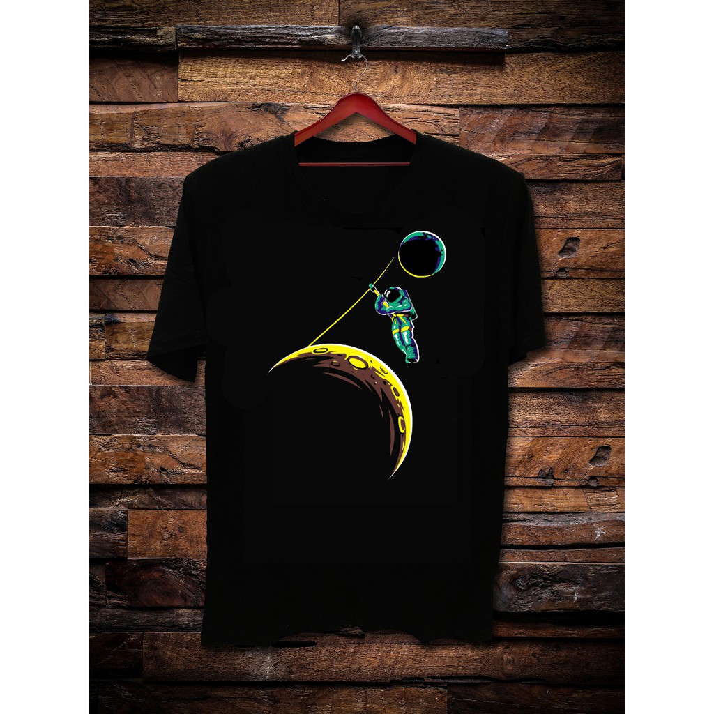 Kaos murah Kaos distro murah baju  distro pria t-shirt murah combed30s astro bulan