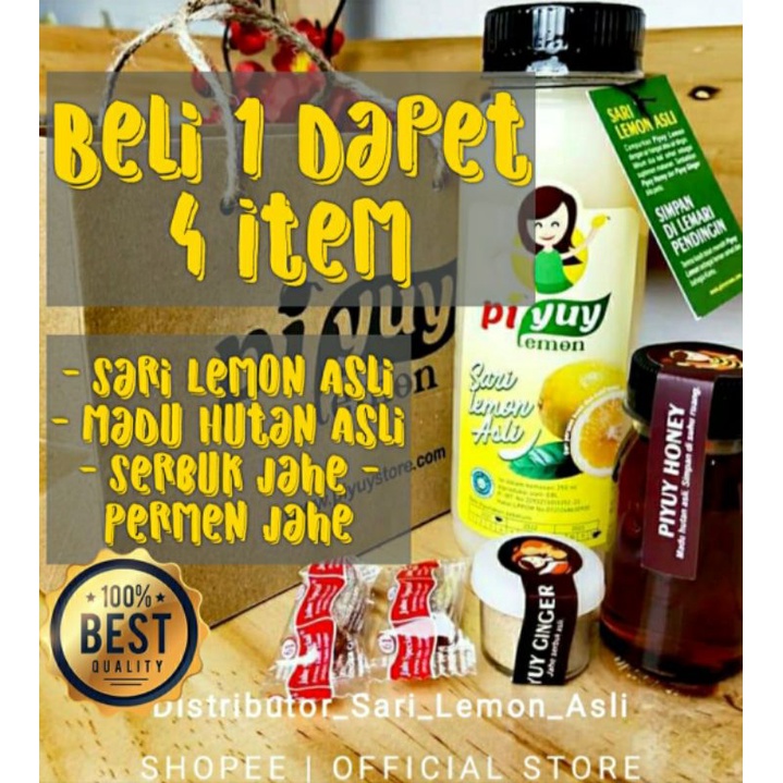 

ORIGINAL!!, Piyuy Lemon, Piyuy Lemon Asli, Sari Lemon Piyuy (Diet Alami)