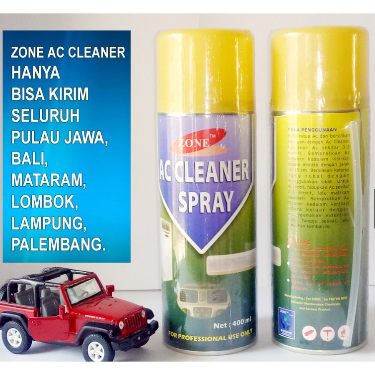 Zone ac cleaner pembersih ac mobil dan ac rumah