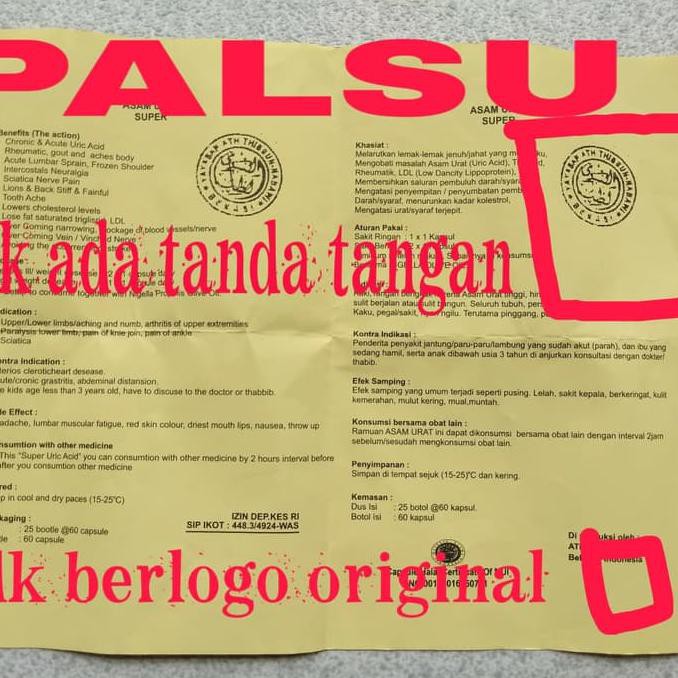 

Hbwan534- Terlaris " Herbal Asam Urat Super" 457S
