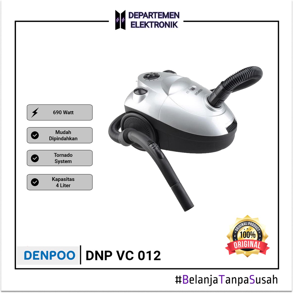 Denpoo VC 012 Vacuum Cleaner MURAH BANGET / GARANSI RESMI