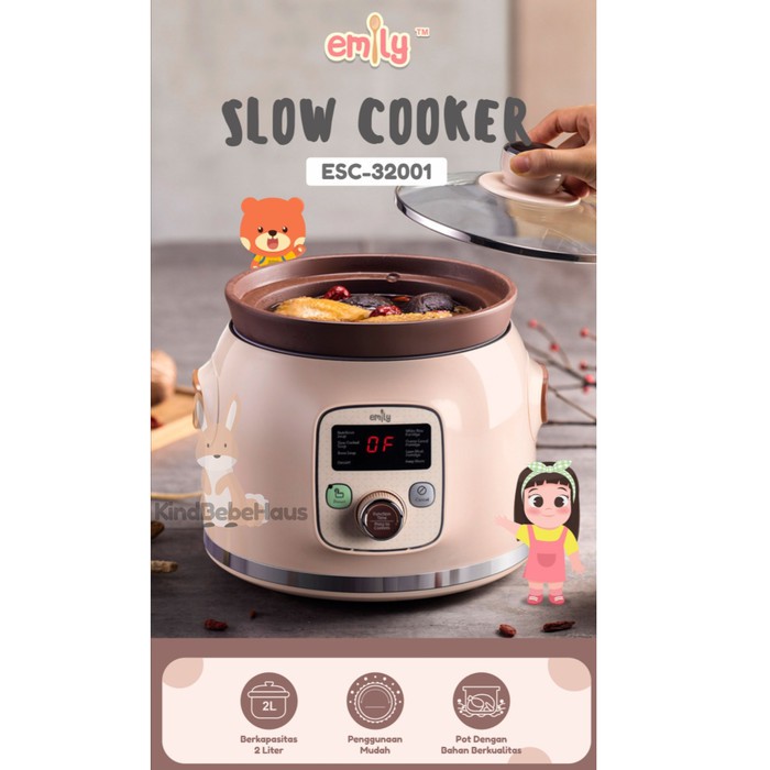 Makassar ! Slow Cooker Claypot Emily 2 Liter