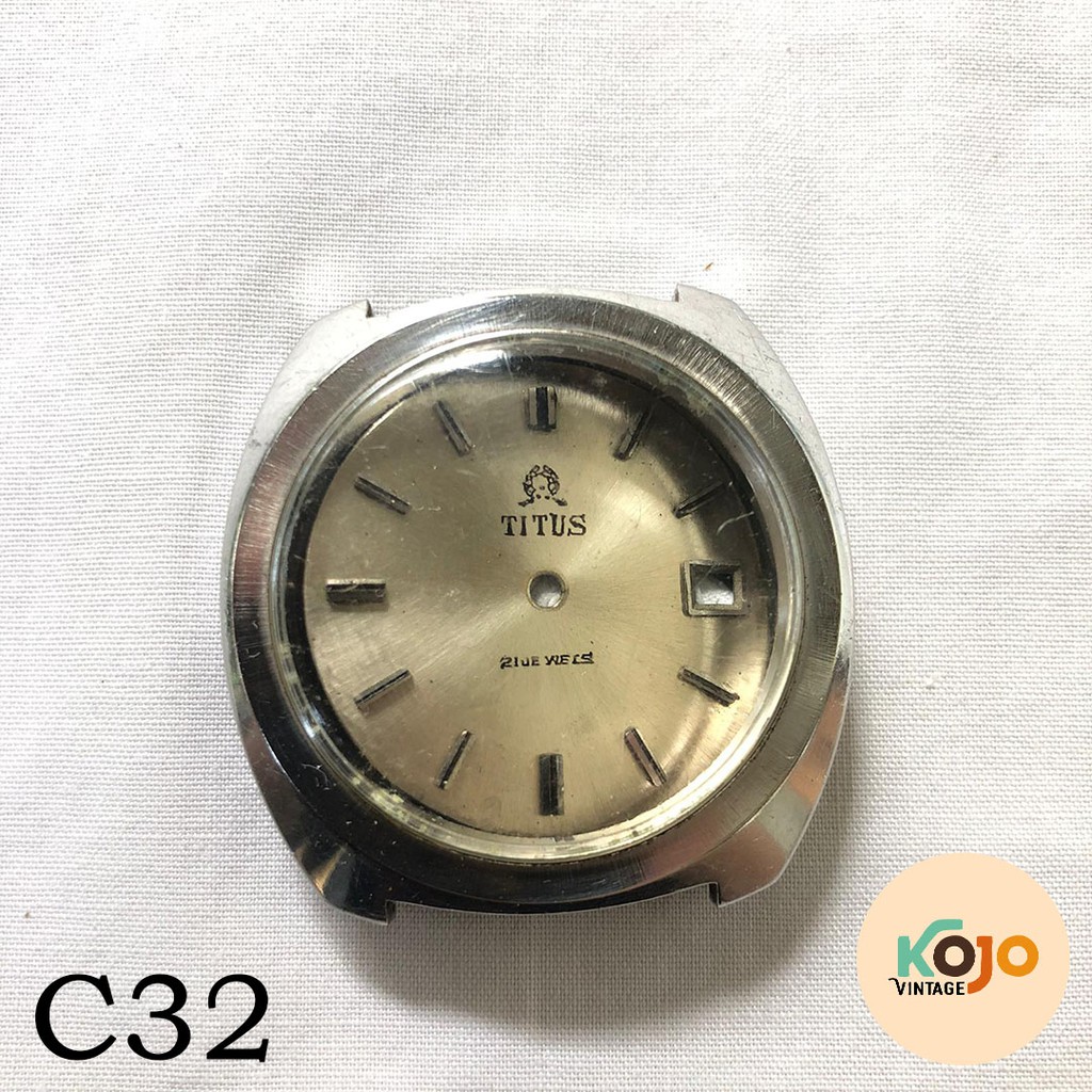 Casing Jam Tangan Pria Antik Jadul Vintage Langka Titus