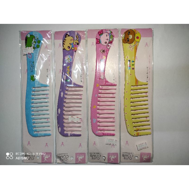 Sisir Rambut Murah Motif Karakter dan Polos