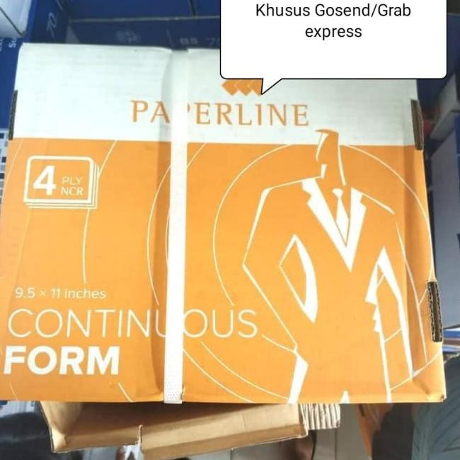 

➬ Kertas Continuous Form 4 PLY FULL 9.5" x 11" | 500 sets | 2000 sheets ♘