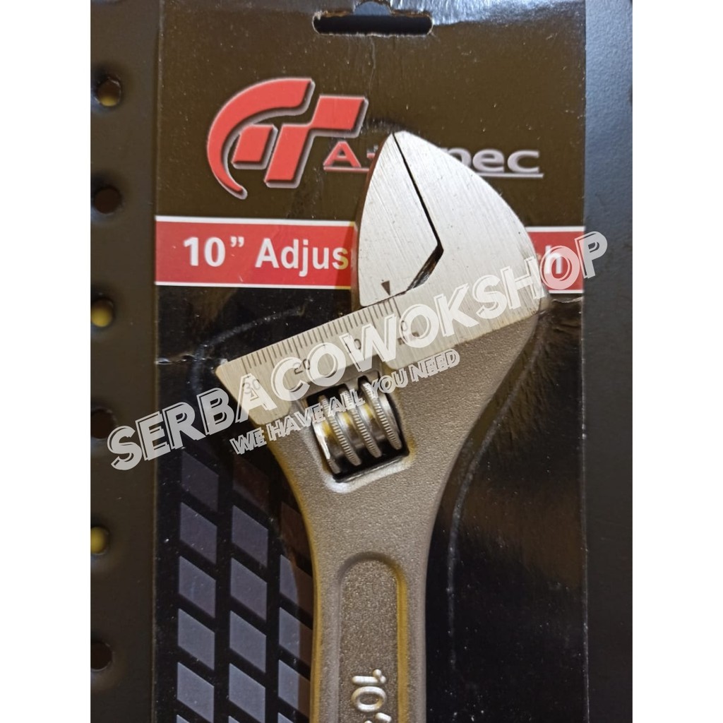 A-SPEC Kunci Inggris 10 Inch Inci Kunci Bago 250 mm Chrome Termurah Berkualitas