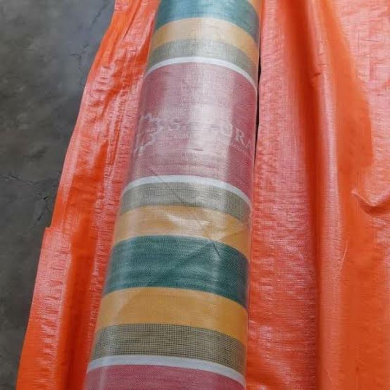 TERPAL TENDA PELANGI MEREK SAKURA 1ROL 4MX50M TEBAL A12