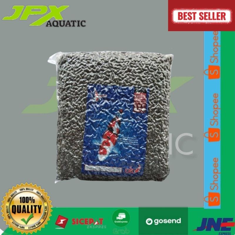 CKK KOI FOOD GROWTH 500 GRAM ( REPACK ) / PELET CKK / PELET KOI / PAKAN KOI / PAKAN IKAN KOI CKK