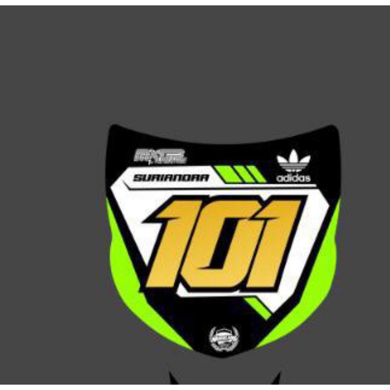 

papan nomor full hologram