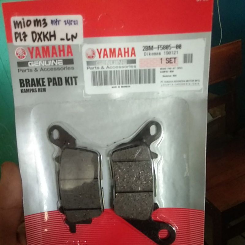kampas rem dispad Mio m3 original