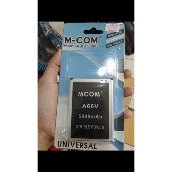 Battery Batre Baterai Double Power Mcom Cross Evercoss A66V E18