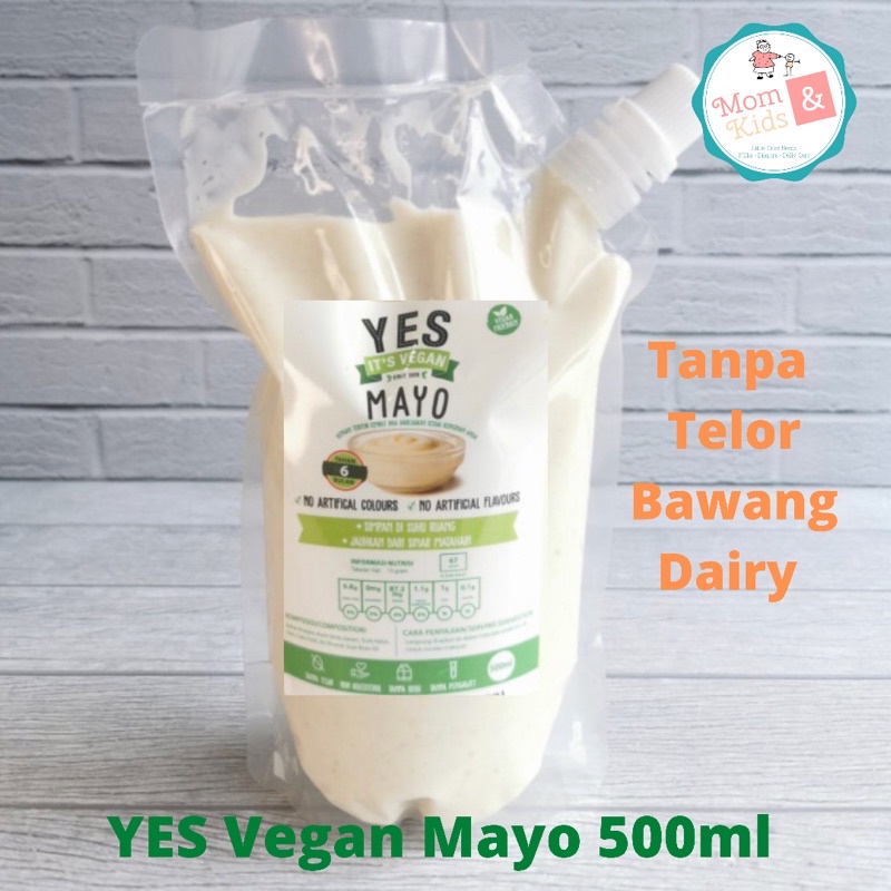 YES Vegan Mayo 500 ml Mayonnaise Kedelai Vegetarian Mayo