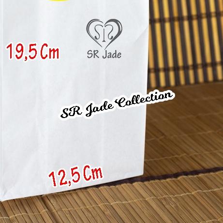 

Paper Bag Kantong Kertas M Kantong Roti Fried Chicken Snack Coklat Putih Anti Minyak