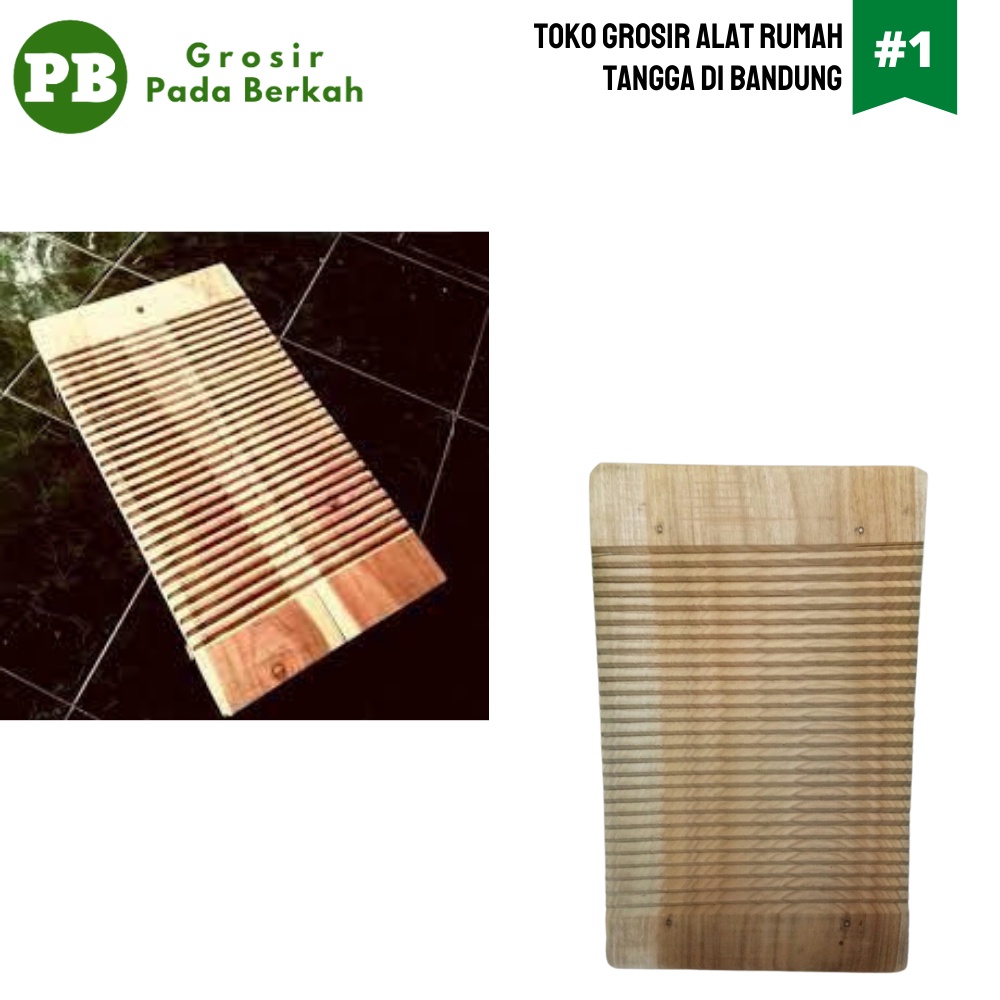 RB Papan Cuci Baju Kayu Papan Gilasan Papan Cuci Kayu Kamper Gilesan Baju