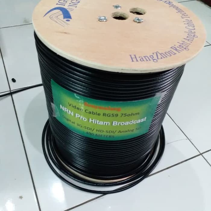 Diserbu Promo Terbatas 40Mtr Nrn Kabel Video Sdi Rg59 + Bnc 002