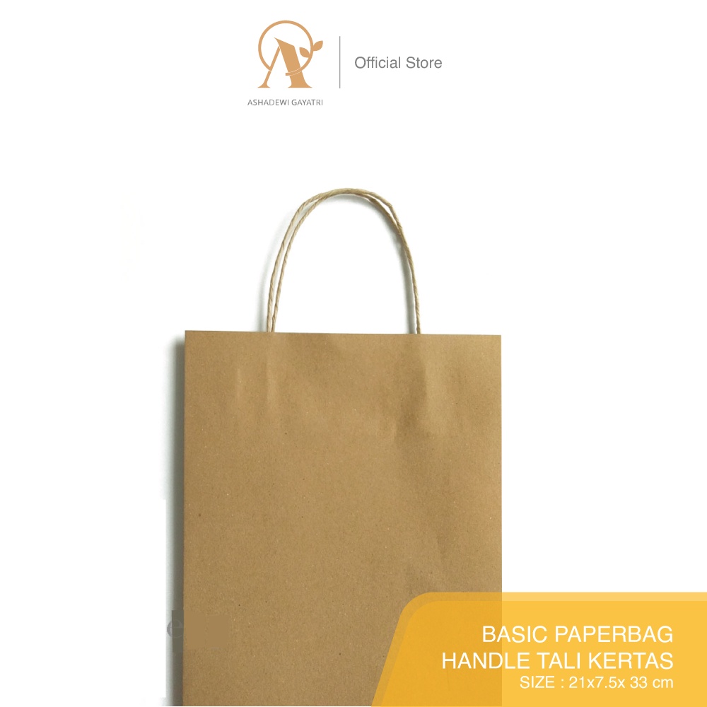 

Ashadewi Gayatri - Paperbag Tali Kertas (21x7.5x33cm)
