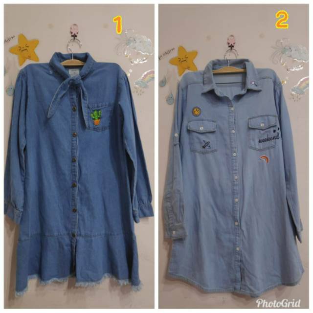 Dress anak tunik branded Nevada size 11-16 tahun