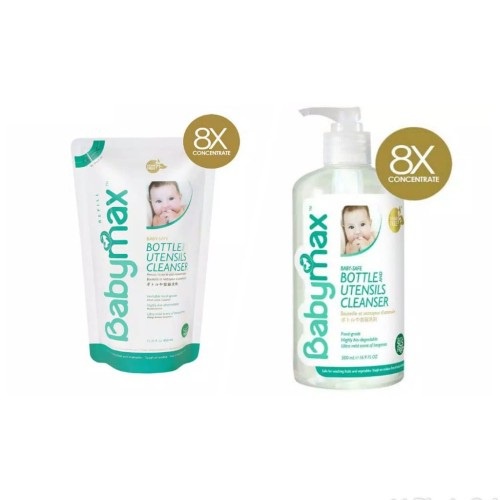 [Lailaiorire] Babymax Baby Max Bottle and Utensils Cleanser Refill 450ml 450 ml / 500ml 500 ml / 480ml - Pembersih Botol