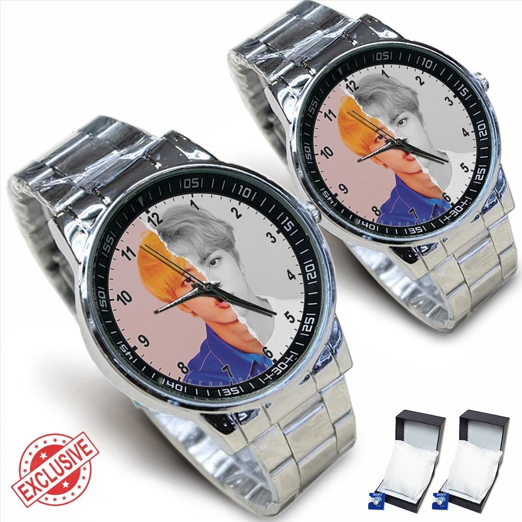 Jam Tangan Rantai Couple K-POP BTS JIN (Keren)