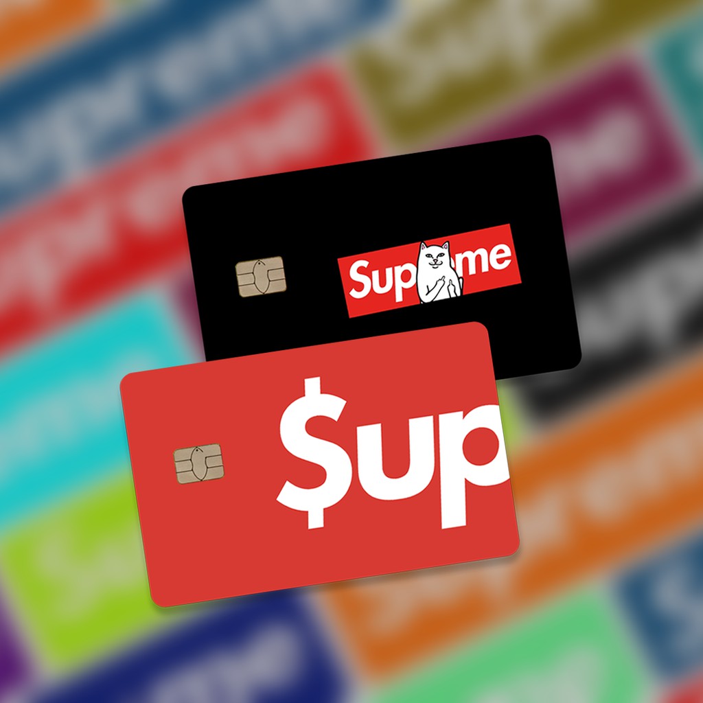 Supreme Card Series | BRRCOVER CARD SKIN (Sticker Kartu ATM / Skin ATM / E-Money)
