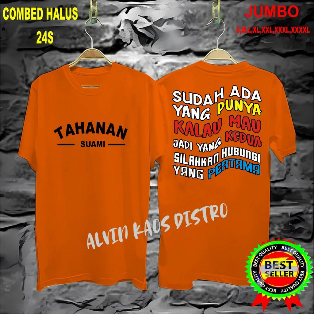 Terviral Kaos DTF db tahanan suamiKAOS MURAH  Kaos Putih Hitam Kaos Terlaris No 1 Promo Diskon