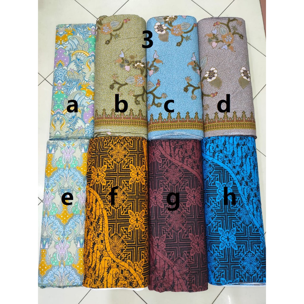 BAHAN KATUN MOTIF BATIK MERK BATU RADEN