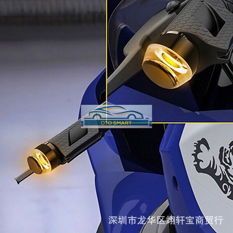 Lampu LED Jalu  Stang Motor DRL LED 2 Model Fungsi Sein Sen Motorcycle End Bar