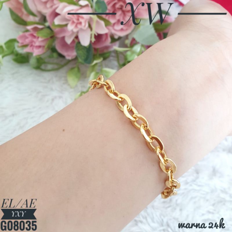 Gelang Yaxiya Warna 24k G08035