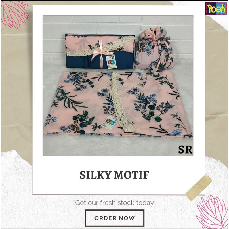Mukena Silky Motif Poeti